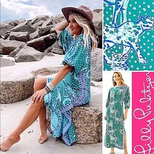 NWT Lilly Pulitzer Silva Stretch Maxi Dress size 6